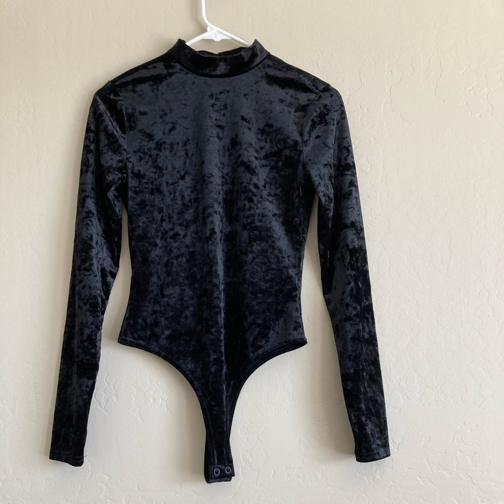 Forever 21 Velvet Bodysuit -NWOT